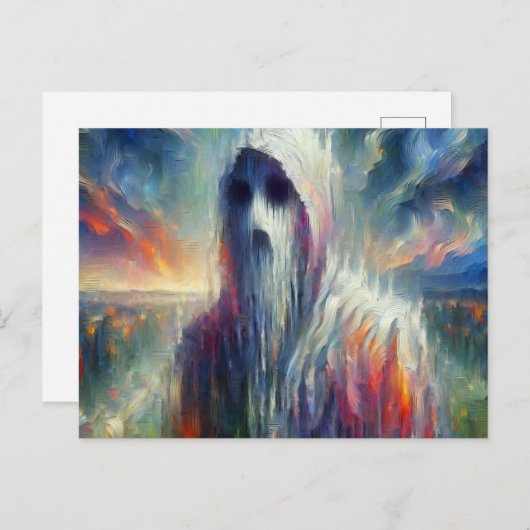Ghost 6 postkarte (Vorne/Hinten)