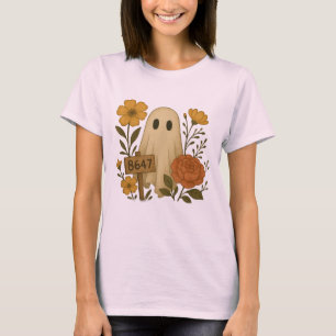 Ghost 8647 subtile Anti-Trump-BlumenHalloween T-Shirt