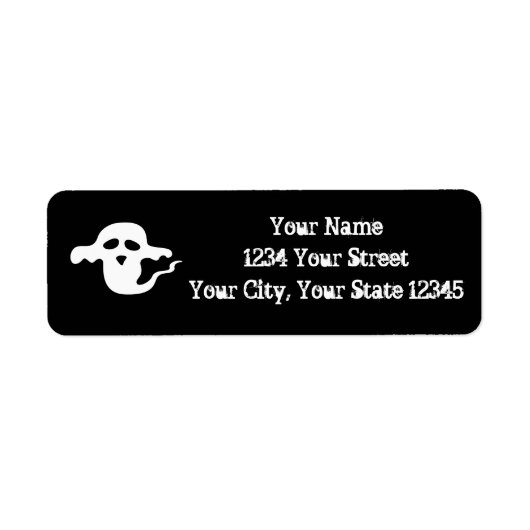 Ghost-Adressetikett (Vorne)