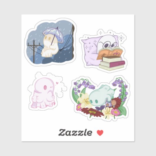 Ghost-Aktivitäten Aufkleber (Blatt)