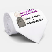 Ghost Albern Halloween Joke Men's Krawatte (Gerollt)