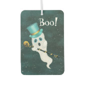 Ghost Alberne Gesichter in Sky Blue Top Hat Skull Autolufterfrischer (Vorderseite)