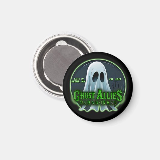 Ghost Allies Paranormal Magnet (Vorderseite/Rückseite)