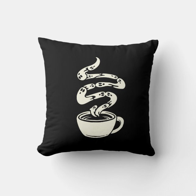Ghost and Coffee Kissen (Vorderseite)