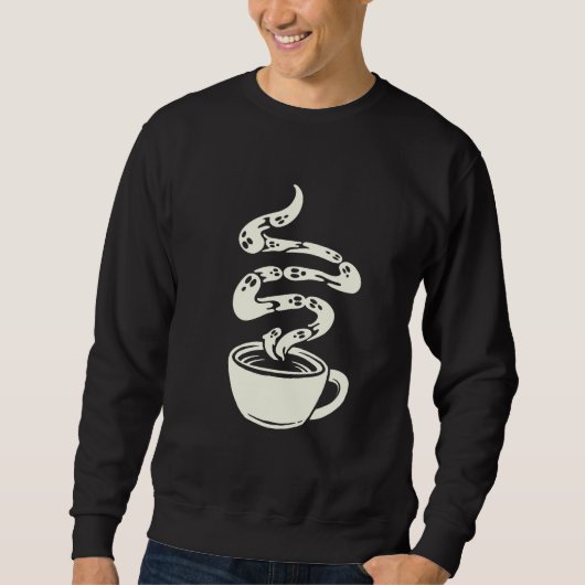 Ghost and Coffee Sweatshirt (Vorderseite)