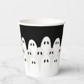 Ghost-Ansammlung Halloween Pappbecher (Vorderseite)