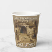 Ghost-Ansammlung-Halloween-Party Pappbecher (Rückseite)