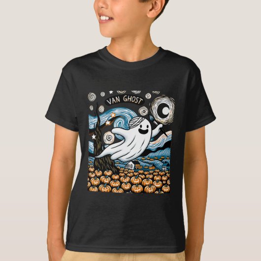 Ghost Art Teacher Halloween 2 T-Shirt (Vorderseite)