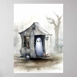 Ghost Art: Tiny House Poster
