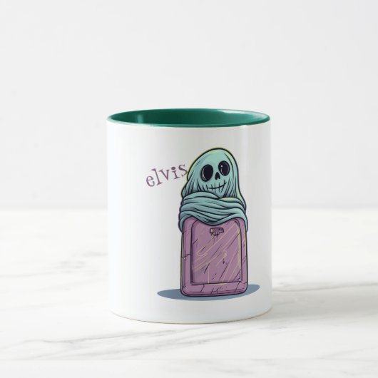 Ghost auf Grabstein Tasse (Zentrum)