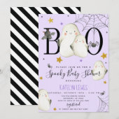 Ghost Baby Shower Einladung (Vorne/Hinten)