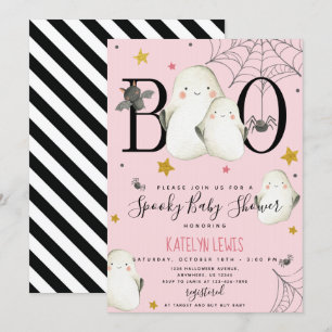 Ghost Baby Shower Einladung