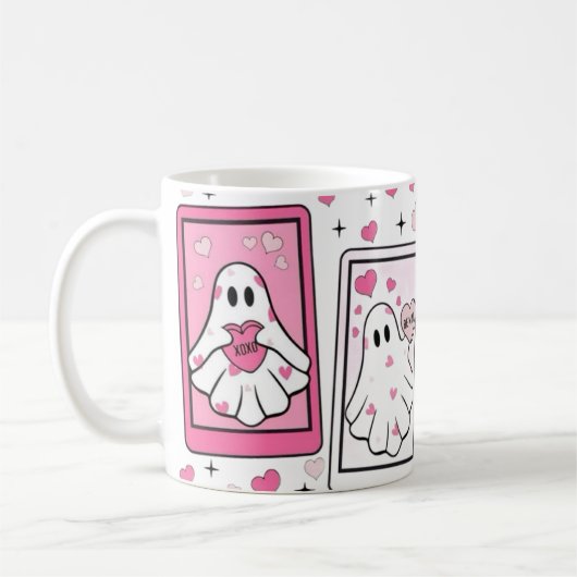 Ghost Bae Mug – Cute Spooky Coffee Cup Kaffeetasse (Links)