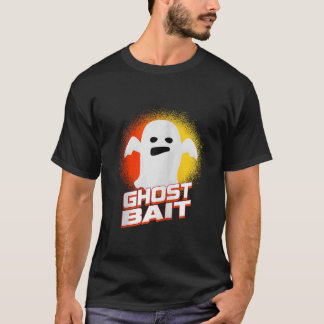 Ghost Bait Funny Halloween Spooky Ghost Zip T-Shirt