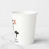 Ghost Bats Pumpkin Niedlich Trick oder Treat Hallo Pappbecher (Links)