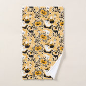 Ghost Bats und Pumpkins Halloween Badetücher Set (Handtuch)