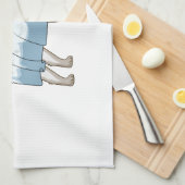 Ghost Beagle Halloween Dog Geschirrtuch (Viertel Falte)