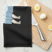 Ghost Beagle Halloween Dog Geschirrtuch (Viertel Falte)