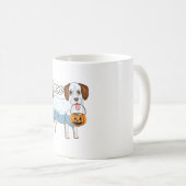 Ghost Beagle Halloween Dog Kaffeetasse (VorderseiteRechts)