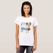 Ghost Beagle Halloween Dog T-Shirt (Vorne ganz)