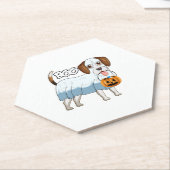 Ghost Beagle Halloween Dog Untersetzer (angewinkelt)