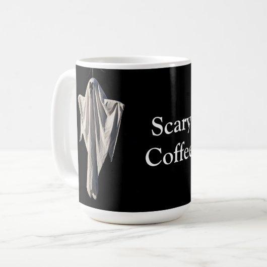 Ghost Beängstigend Kaffeetasse (Vorderseite Links)
