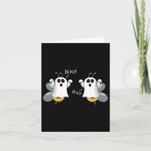 Ghost Bees Sprichwort Boo Fun Halloween Kostüme Fr Karte