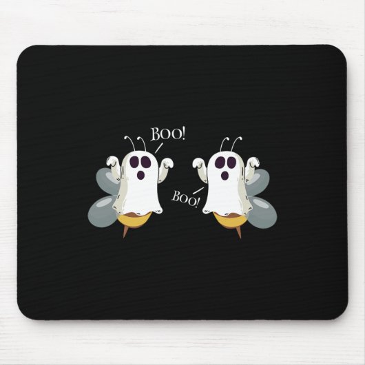 Ghost Bees Sprichwort Boo Fun Halloween Kostüme Fr Mousepad (Vorne)