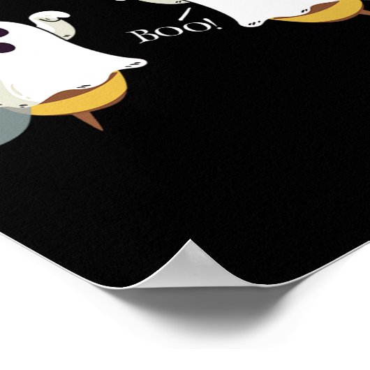 Ghost Bees Sprichwort Boo Fun Halloween Kostüme Fr Poster (Ecke)