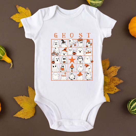 Ghost Bingo Baby Strampler