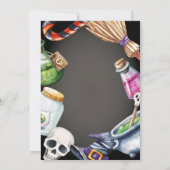 Ghost Birthday Spuk House Halloween Spooky Einladung (Rückseite)