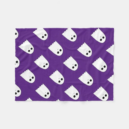 Ghost Blanket Fleecedecke (Vorderseite (Horizontal))