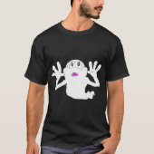 Ghost blowing a raspberry ( Erica Crooks Designs ) T-Shirt (Vorderseite)