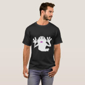 Ghost blowing a raspberry ( Erica Crooks Designs ) T-Shirt (Vorne ganz)