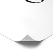 Ghost-Blume Poster (Ecke)