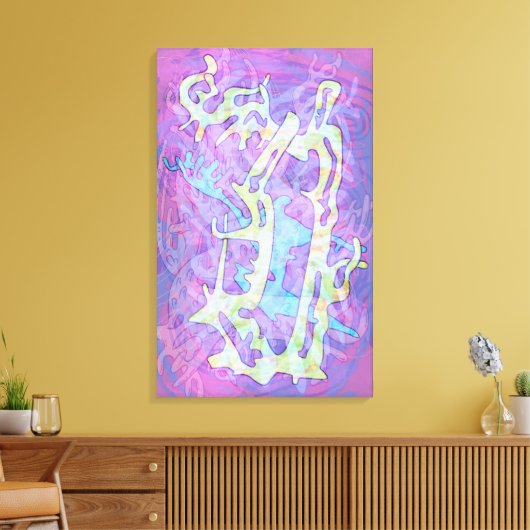 Ghost Bones Leinwanddruck (Insitu (Wohnzimmer))