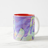 Ghost Bones Zweifarbige Tasse (VorderseiteRechts)