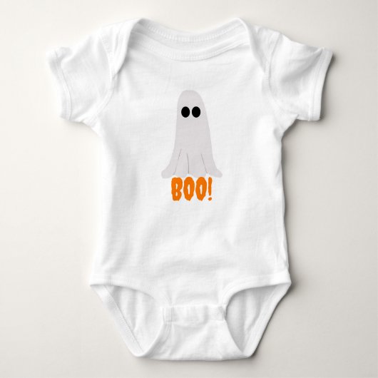 Ghost Boo Bodysuit Baby Strampler (Vorderseite)