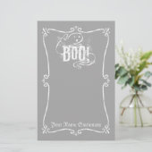 Ghost Boo Briefpapier (Stehend Vorderseite)