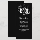 Ghost Boo Einladung (Vorne/Hinten)