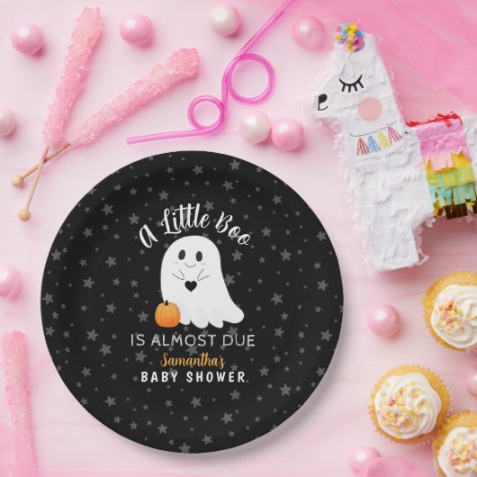 Ghost Boo Halloween Babydusche Pappteller (Party)