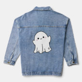 Ghost Boo Halloween Jeansjacke (Rückseite)