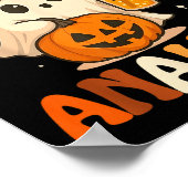 Ghost Boo Havior Yst Funny Halloween Behavior Ther Poster (Ecke)