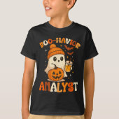 Ghost Boo Havior Yst Funny Halloween Behavior Ther T-Shirt (Vorderseite)