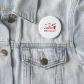 Ghost Boo ich bin sieben 7 Jahre alt Halloween Kin Button (Beispiel)