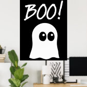 Ghost Boo, niedliches Ghost-Design Poster (Heimbüro)