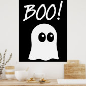 Ghost Boo, niedliches Ghost-Design Poster (Küche)