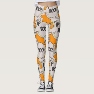 Ghost Boo orange Leggings