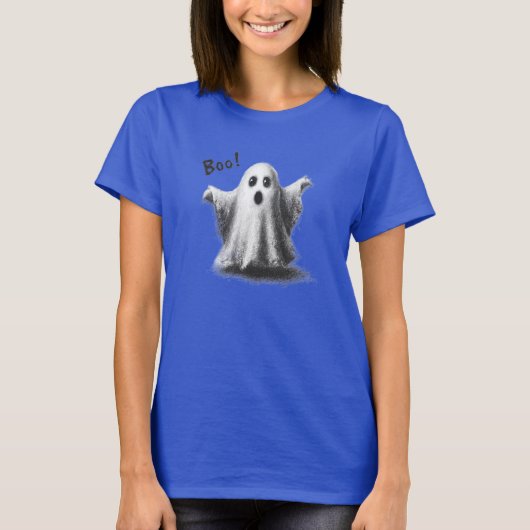 Ghost Boo Sketch T-Shirt (Vorderseite)