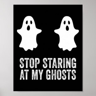 Ghost Boo stoppen Starken auf meinen Geistern Brea Poster